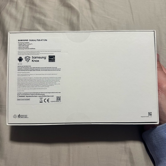 Samsung Galaxy Tab A7 Lite - 32GB in Silver. - Picture 2 of 3